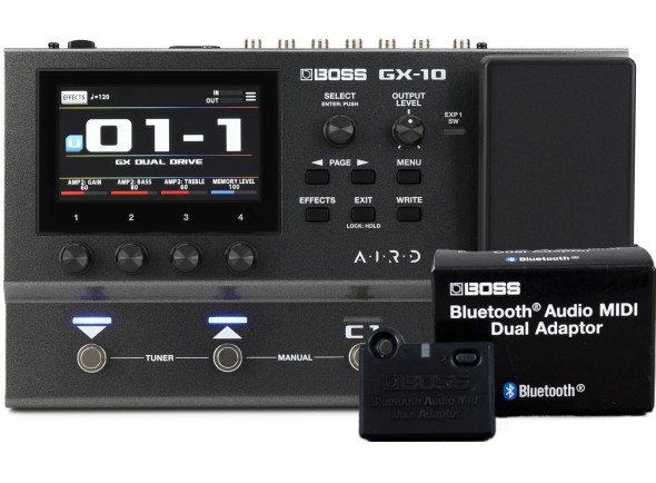 <b>BOSS GX-10 Pedaleira Multi-Efeitos USB para Guitarra e Baixo BEST-SELLER visor a cores sensivel ao toque</b> <b>BOSS GX-10 Pedaleira Multi-Efeitos USB para Guitarra e Baixo BEST-SELLER visor a cores sensivel ao toque</b>